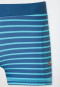 Costume da bagno in tessuto a maglia LSF40+ a strisce - Ciano