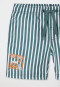 Badeshorts Webware LSF40+ Streifen mineral - Aqua