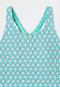 Swimsuit knitwear SPF40+ school sports rainbows blue-green - aqua