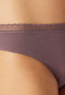 Slip rio confezione da 3 pezzi in pizzo nero/viola - Modern Multipacks
