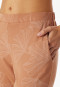 Pyjama long interlock poignet ginkgo rouille - Modern Nightwear