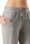 Hose lang Interlock Bündchen grau-meliert - Mix+Relax