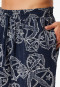 Bermuda con stampa statement blu-bianco - SCHIESSER 150 Anni