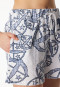 Hose kurz Statement-Druck weiß-blau - SCHIESSER 150 Years