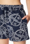Hose kurz Statement-Druck blau-weiß - SCHIESSER 150 Years