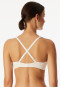 Soft underwired bra molded without underwire lace off-white - Unique Cotton