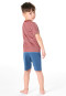 Pigiama corto a righe rosse - Kids Nightwear