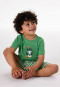 Pigiama corto a righe tigrato lime - Kids Nightwear