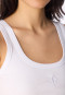 Trägertop Doppelripp weiß - Mix+Relax