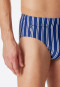 Slip da bagno in maglieria a righe bianco sporco - Classic Swim