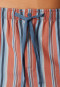 Bermuda in tessuto rosso chiaro a strisce - Mix+ Relax