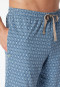 Bermuda shorts Organic Cotton blue gray patterned - Mix+Relax