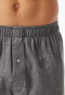 Boxershorts Interlock Paisley anthrazit gemustert - Fine Interlock