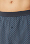 Boxershorts Organic Cotton gemustert graphit - Comfort Fit