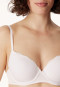 Underwire bra with cups and lace white - Pure Cotton