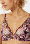 Underwire bra lace berry - Summer Floral Lace