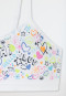 Bustier jersey hearts multicolor patterned - Seamless