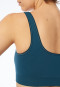 Bustino reversibile in petrolio - Casual Seamless