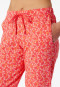 Pants 3/4-length flowers red - Mix+Relax