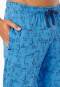 Long nautical printed indigo pants - Mix+Relax