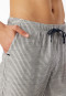 Hose lang Single Jersey Jacquard Streifen nachtblau - Mix+Relax