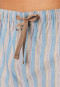 Long woven fabric pants blue striped - Mix+Relax
