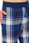 Pants long woven fabric royal chequered - Mix+Relax