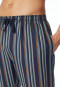 Pantaloni Lounge lunghi in tessuto cotone biologico a strisce multicolore - Mix+Relax