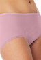 Slip midi a costine sottili in palissandro - Luxury