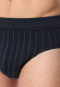 Mini slip fine interlock a strisce blu notte - Fine Interlock