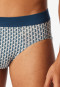 Minislip Organic Cotton gemustert silber - Comfort Fit