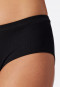 Panty Doppelripp Organic Cotton schwarz - Pure Rib