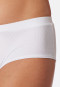 Mutandine in cotone biologico a doppia costa, bianco - Pure Rib