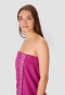 Serviette de sauna Boutons fuchsia - SCHIESSER Home