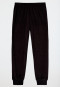 Vestaglia da notte lunga in spugna Love rosa fuchsia - Nightwear