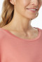 Pigiama 7/8 a coste doppie papaia - Modern Nightwear