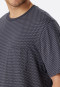 Pyjamas short chest pocket charcoal patterned - Comfort Essentials