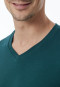 Pigiama con polsini lunghi in petrolio - Casual Essentials