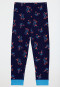 Pigiama lunghezza cani skateboard blu scuro - Boys World