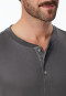 Schlafanzug lang Paisley anthrazit - Fine Interlock