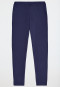 Pyjama long peluche tee-shirt leggings bleu nuit - Nightwear