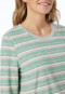 Pigiama leggings a righe lunghe di colore verde - Casual Essentials