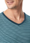 Pigiama a lunghe strisce blu denim - Long Life Soft
