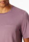 Shirt kurzarm Sweat-Qualität lila - Mix+Relax