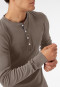 T-shirt manches longues gris marron - Revival Karl-Heinz