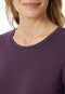 Shirt long-sleeve round neck plum - Mix+Relax