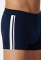 Lot de 3 boxers en coton bio, rayures bleu foncé - 95/5