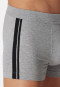 Pantaloncini di cotone biologico, confezione da 3 righe, grigio mélange - 95/5