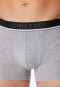 Pantaloncini in cotone biologico con fascia elastica in vita nei colori nero / grigio in confezione da 3 pezzi - 95/5