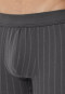 Shorts gestreift anthrazit - Fine Interlock